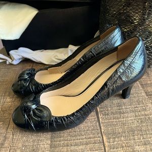 Prada Black Kitten Heels!